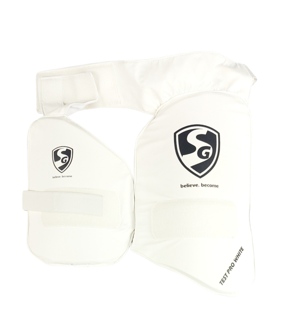 SG COMBO TEST PRO WHITE THIGH GUARD