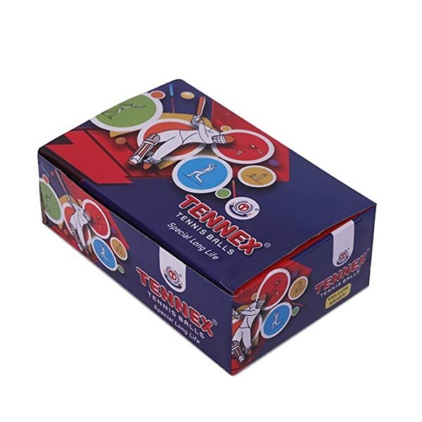 Tennex Yellow Hard Tennis Cricket Ball (per Pcs.)
