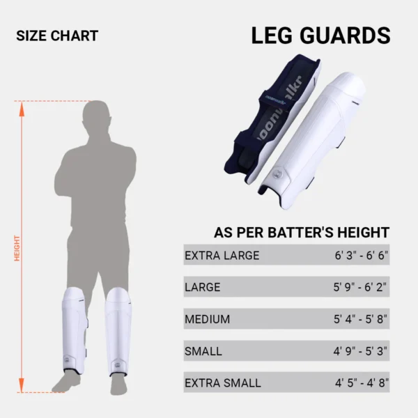 Moonwalkr Leg Guard 2.0 White (adult)