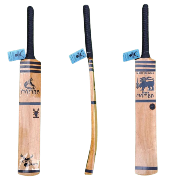 Kwe Black Mamba Hard Tennis Bat Golden – Kashmir Willow SH