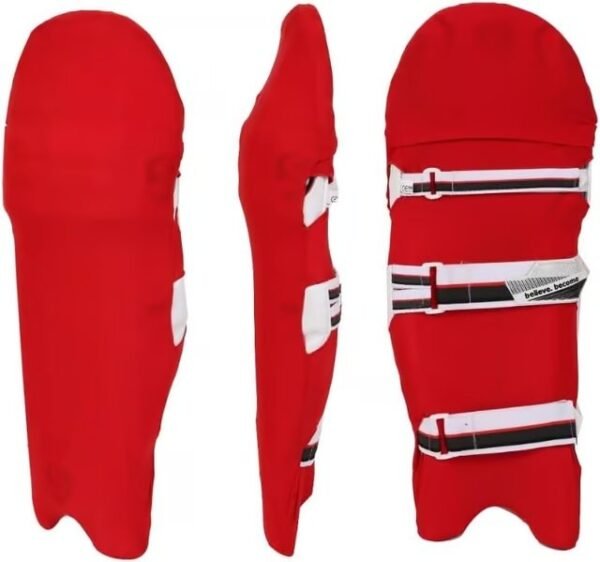 Swift Batting Leg Guard Clads - Red | Universal Fit & Durable