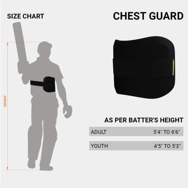 MOONWALKR CHEST GUARD BLACK - ADULT