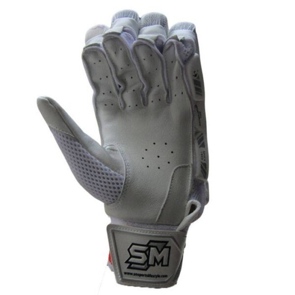 SM Thunder Cricket Batting Gloves – Full Finger Protection & Sheep Leather Palm