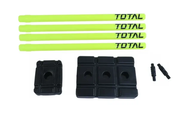 Total Plastic Stump Set with Bails – Durable, Lightweight Cricket Wicket Set for All Ages
