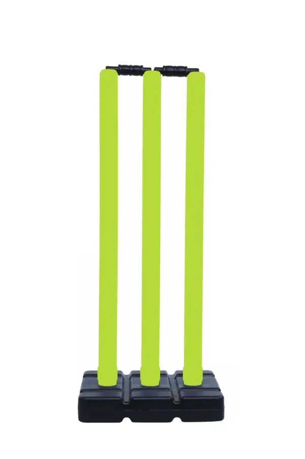 Total Plastic Stump Set with Bails – Durable, Lightweight Cricket Wicket Set for All Ages