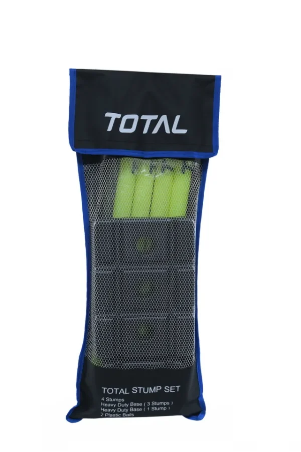 Total Plastic Stump Set with Bails – Durable, Lightweight Cricket Wicket Set for All Ages