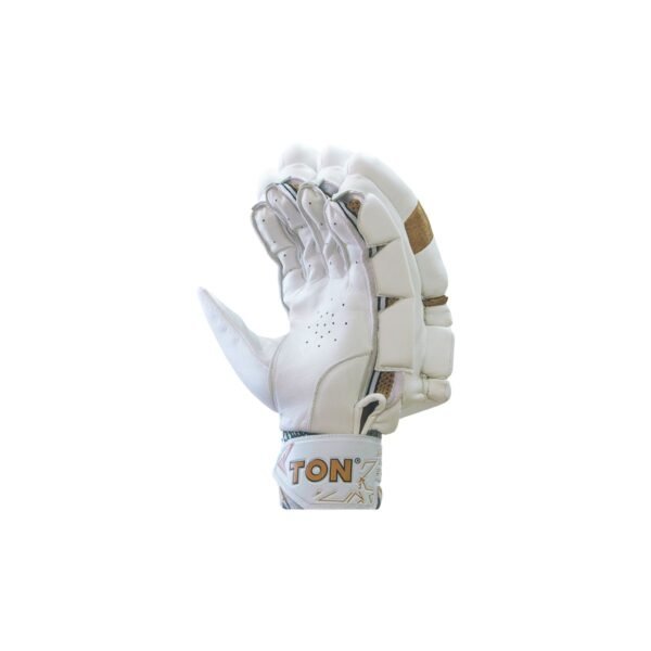 TON Gold Edition Cricket Batting Gloves – Premium Levlon PU, High-Density Foam Protection (Adult)