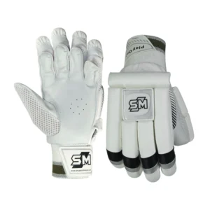 SM Fanatic Batting Gloves – Ultra Flex Senior Club Cricket Gloves with Calf Leather Palm