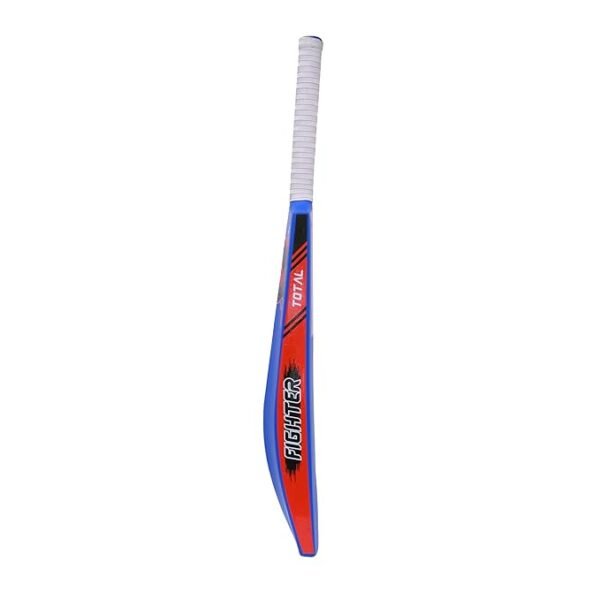 Total Fighter PVC Cricket Bat | Durable Plastic Bat for Tennis Ball & Gully Cricket | Black