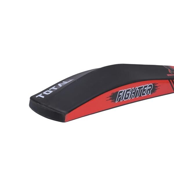 Total Fighter PVC Cricket Bat | Durable Plastic Bat for Tennis Ball & Gully Cricket | Black