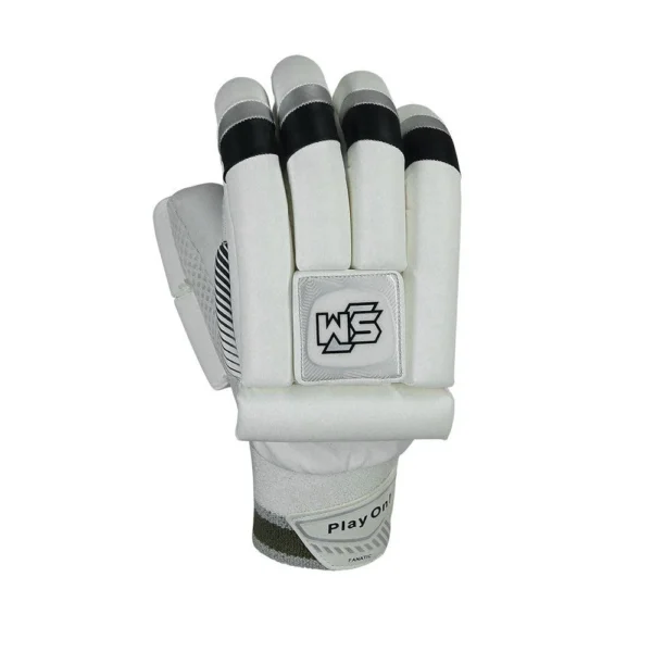 SM Fanatic Batting Gloves – Ultra Flex Senior Club Cricket Gloves with Calf Leather Palm