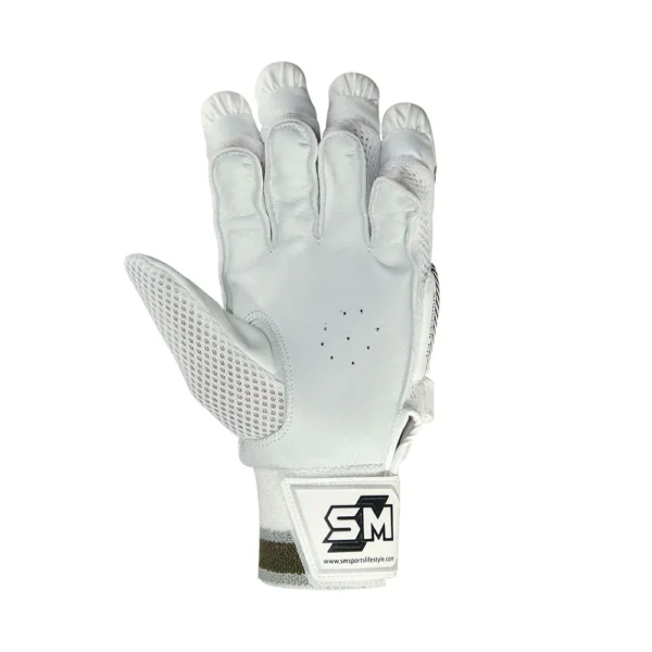 SM Fanatic Batting Gloves – Ultra Flex Senior Club Cricket Gloves with Calf Leather Palm